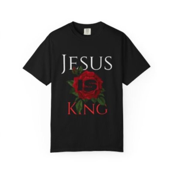 Forward With Him Other - BUY ON ETSY Forward Christian Clothing | Jesus is King "Rose" Unisex T-Shirt